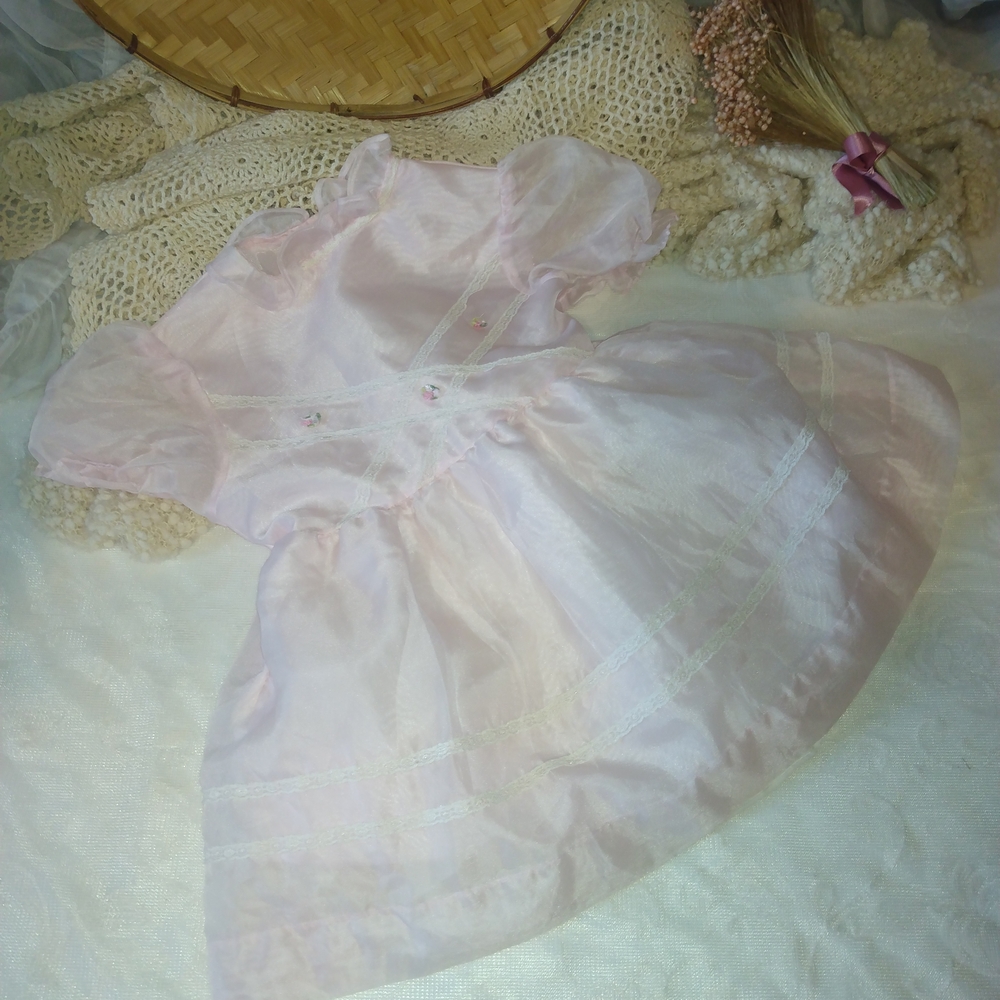 Vintage Blush Kids Formal Dress
